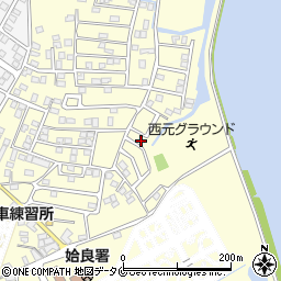 鹿児島県姶良市東餅田3846-13周辺の地図
