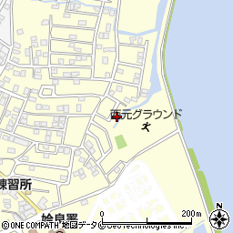 鹿児島県姶良市東餅田3846-27周辺の地図
