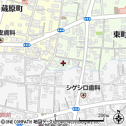 宮崎県都城市東町1周辺の地図