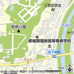 宮崎県都城市都島町223-4周辺の地図