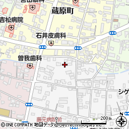 宮崎県都城市早鈴町1-7周辺の地図