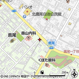 福留　印章店周辺の地図