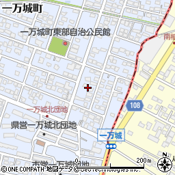 宮崎県都城市一万城町97周辺の地図