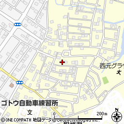 鹿児島県姶良市東餅田3713-2周辺の地図