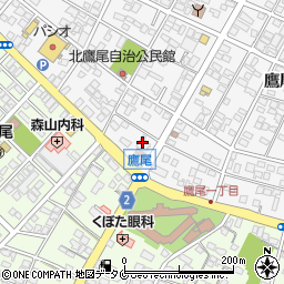 宮崎第一信用金庫鷹尾支店周辺の地図