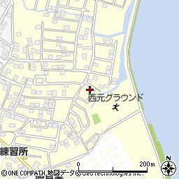 鹿児島県姶良市東餅田3846-25周辺の地図