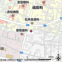 宮崎県都城市早鈴町1-2周辺の地図