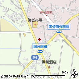 鹿児島県霧島市国分上井387周辺の地図