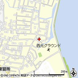 鹿児島県姶良市東餅田3846-3周辺の地図