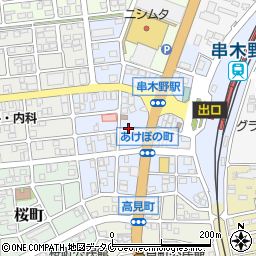 鹿児島県いちき串木野市曙町周辺の地図