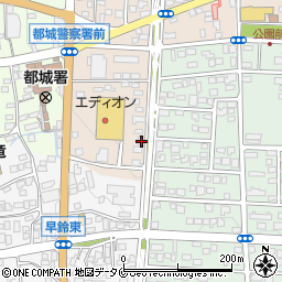 宮崎県都城市上東町3463周辺の地図
