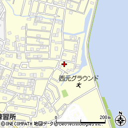 鹿児島県姶良市東餅田3847-13周辺の地図