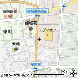宮崎県都城市上東町3457周辺の地図
