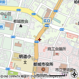 都城市役所　地域包括支援センター都城市姫城・中郷地区地域包括支援センター周辺の地図