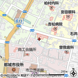 宮崎県都城市上町16周辺の地図