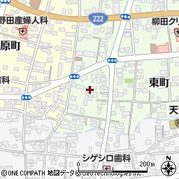 宮崎県都城市東町8周辺の地図