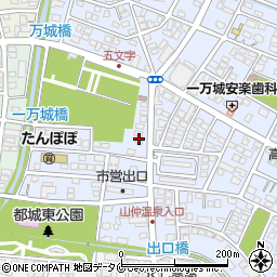 宮崎県都城市一万城町9周辺の地図