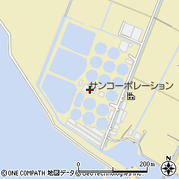 ＭＢＣ開発株式会社　隼人養殖場周辺の地図