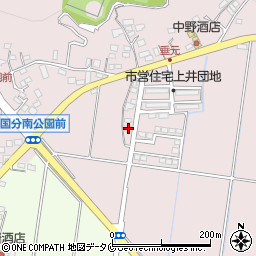 鹿児島県霧島市国分上井136周辺の地図