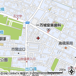 宮崎県都城市一万城町29周辺の地図