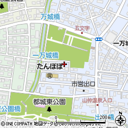 福田生花店一万城店周辺の地図