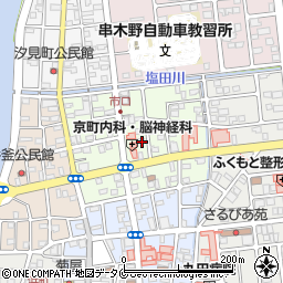 鹿児島県いちき串木野市京町周辺の地図