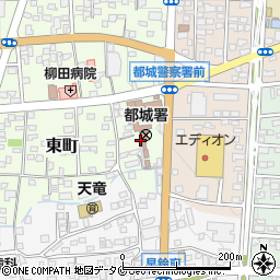 宮崎県都城市東町4周辺の地図