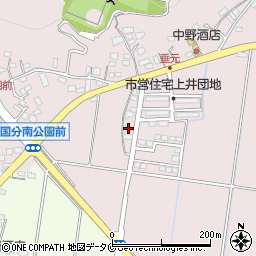 鹿児島県霧島市国分上井137周辺の地図