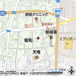 宮崎県都城市東町5周辺の地図