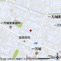 宮崎県都城市一万城町36周辺の地図