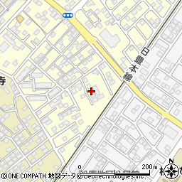 鹿児島県姶良市東餅田2780-5周辺の地図