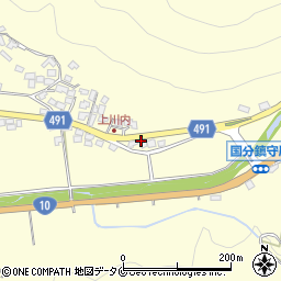 鹿児島県霧島市国分川内880周辺の地図