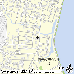 鹿児島県姶良市東餅田3677-2周辺の地図