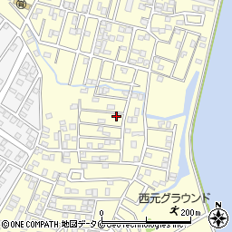 鹿児島県姶良市東餅田3670-16周辺の地図