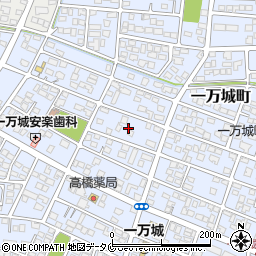 宮崎県都城市一万城町37周辺の地図