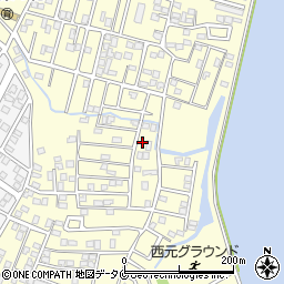 鹿児島県姶良市東餅田3671-16周辺の地図
