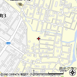 鹿児島県姶良市東餅田3670-3周辺の地図