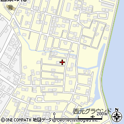 鹿児島県姶良市東餅田3671-9周辺の地図