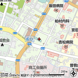 宮崎県都城市上町14周辺の地図