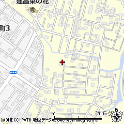 鹿児島県姶良市東餅田3668-3周辺の地図