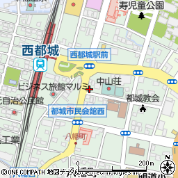 都城松元郵便局 ＡＴＭ周辺の地図