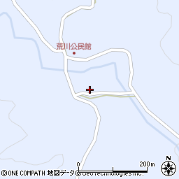 鹿児島県曽於市財部町北俣7658周辺の地図