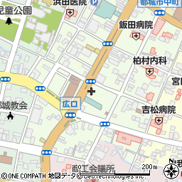 宮崎県都城市上町14-20周辺の地図