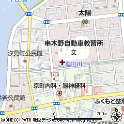 鹿児島県いちき串木野市西塩田町54周辺の地図