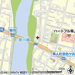 鹿児島県霧島市隼人町住吉577周辺の地図