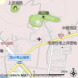 鹿児島県霧島市国分上井187周辺の地図