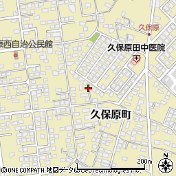 宮崎県都城市久保原町周辺の地図