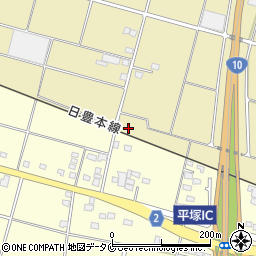 宮崎県都城市蓑原町8863-1周辺の地図