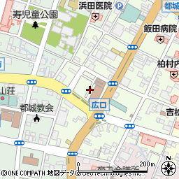 宮崎県都城市上町2周辺の地図