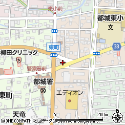 宮崎県都城市上東町3周辺の地図
